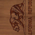 California Wood Flag iPhone XS Pro Case