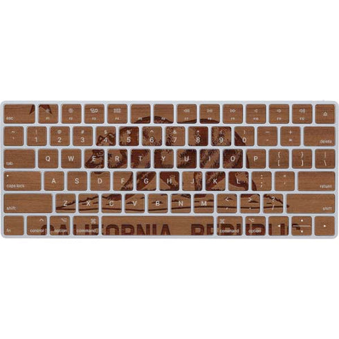 California Wood Flag Magic Keyboard Skin