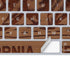 California Wood Flag Magic Keyboard Skin