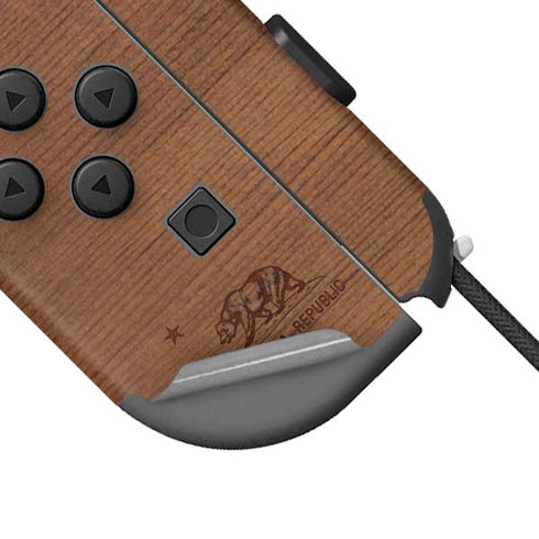 California Wood Flag Nintendo Joy-Con (L/R) Controller Skin