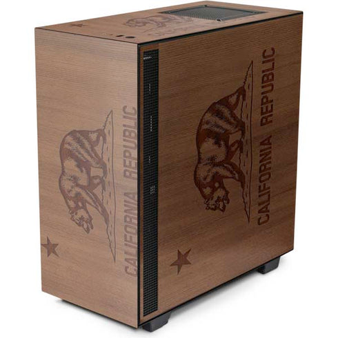 California Wood Flag NZXT H510 Compact ATX Mid-Tower Case Skin