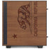 California Wood Flag NZXT H510 Compact ATX Mid-Tower Case Skin