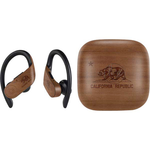 California Wood Flag PowerBeats Pro Skin