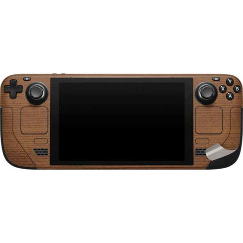 California Wood Flag Steam Deck Handheld Gaming Computer Skin
