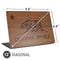 California Wood Flag Universal Laptop 12in (9.8 x 6.8in) Skin