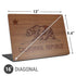 California Wood Flag Universal Laptop 16in (13 x 9.4in) Skin