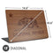 California Wood Flag Universal Laptop 18in (14.6 x 10.6in) Skin