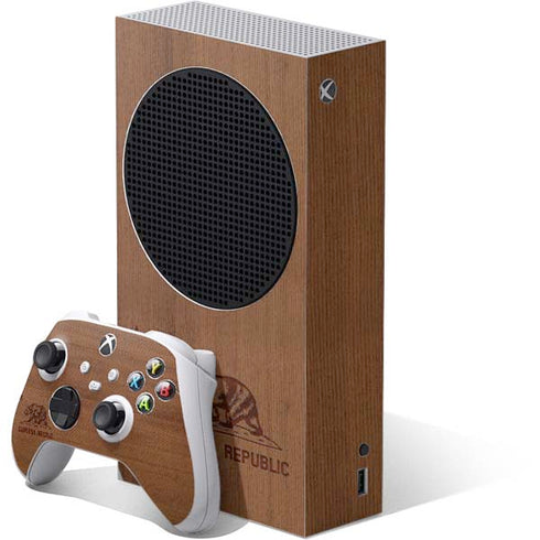 California Wood Flag Xbox Series S Skins