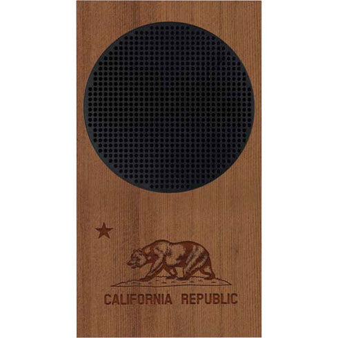 California Wood Flag Xbox Series S Skins