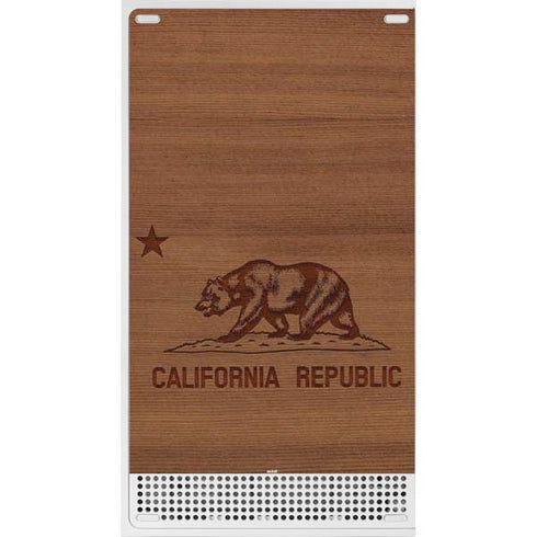 California Wood Flag Xbox Series S Bundle Skin