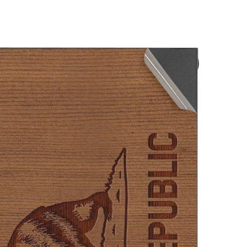 California Wood Flag Xbox Series X Console Skin