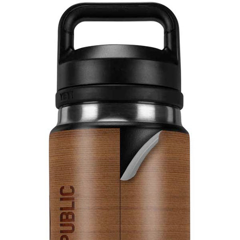 California Wood Flag YETI Rambler 26oz Bottle Skin
