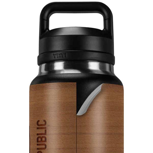California Wood Flag YETI Rambler 36oz Bottle Skin