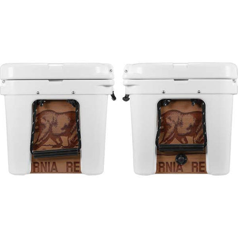 California Wood Flag YETI Tundra 45 Hard Cooler Skin