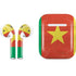 Cameroon Flag Distressed Apple AirPods Skin