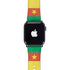 Cameroon Flag Distressed Apple Watch Band 42-44mm