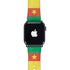 Cameroon Flag Distressed Apple Watch Band 38-40mm