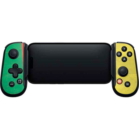 Cameroon Flag Distressed Backbone One for iPhone Game Controller Skin
