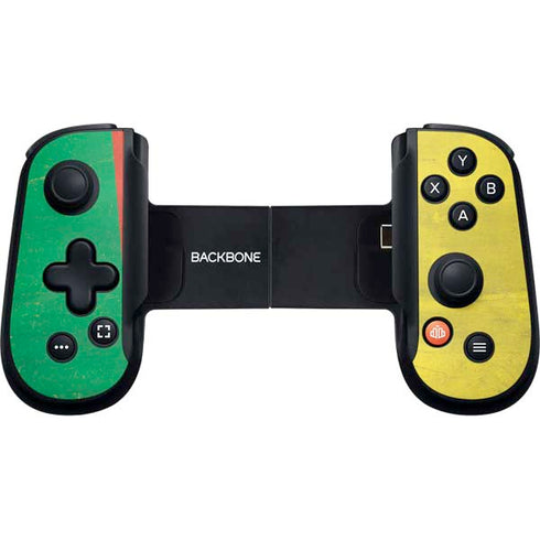 Cameroon Flag Distressed Backbone One for iPhone Game Controller Skin