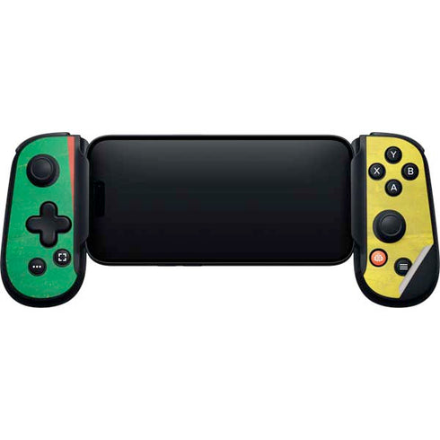 Cameroon Flag Distressed Backbone One for iPhone Game Controller Skin