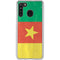 Cameroon Flag Distressed Galaxy A21 Clear Case