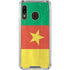 Cameroon Flag Distressed Galaxy A30 Clear Case