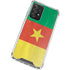 Cameroon Flag Distressed Galaxy A72 5G Clear Case