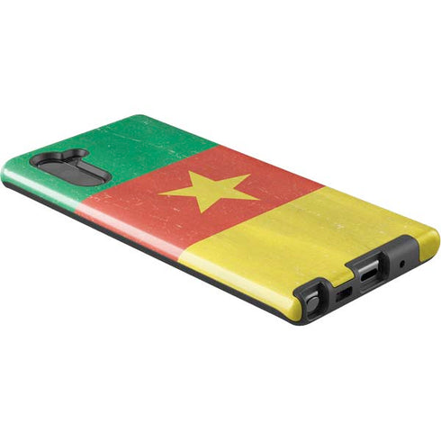 Cameroon Flag Distressed Galaxy Note 10 Pro Case