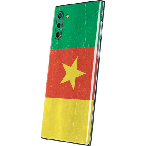Cameroon Flag Distressed Galaxy Note 10 Skin