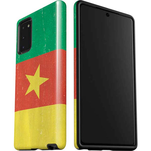 Cameroon Flag Distressed Galaxy Note20 5G Pro Case