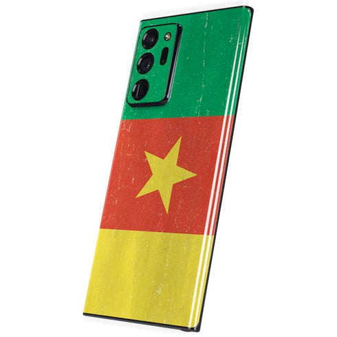 Cameroon Flag Distressed Galaxy Note20 Ultra 5G Skin