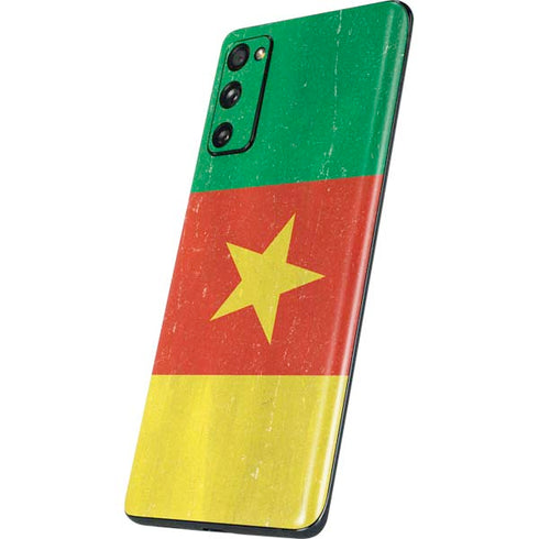 Cameroon Flag Distressed Galaxy S20 Fan Edition Skin