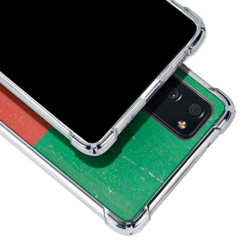 Cameroon Flag Distressed Galaxy S20 FE Clear Case