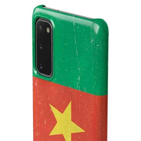 Cameroon Flag Distressed Galaxy S20 Lite Case
