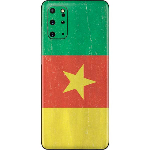 Cameroon Flag Distressed Galaxy S20 Plus Skin