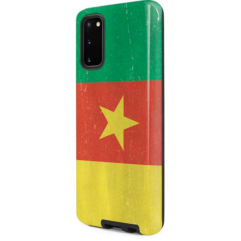 Cameroon Flag Distressed Galaxy S20 Pro Case