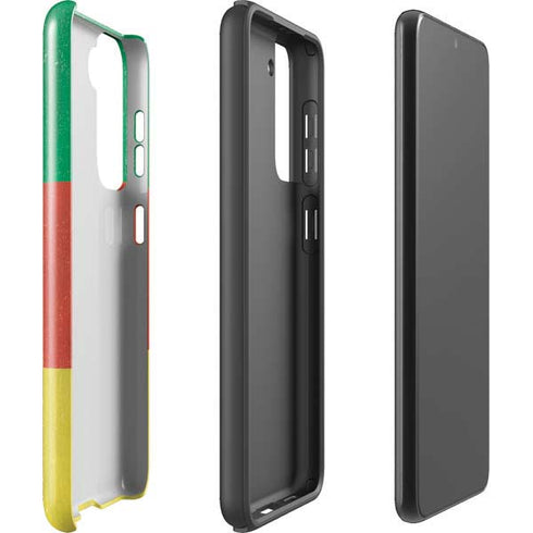 Cameroon Flag Distressed Galaxy S21 Plus 5G Pro Case