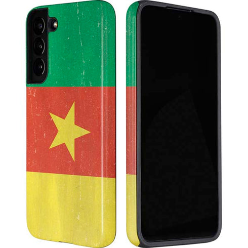 Cameroon Flag Distressed Galaxy S22 Pro Case