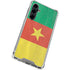 Cameroon Flag Distressed Galaxy S23 FE Clear Case