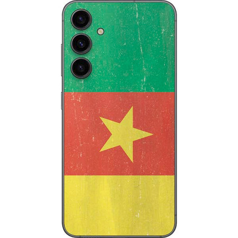 Cameroon Flag Distressed Galaxy S23 FE Skin