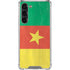 Cameroon Flag Distressed Galaxy S23 Plus Clear Case