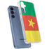 Cameroon Flag Distressed Galaxy S24 Clear Case