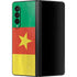 Cameroon Flag Distressed Galaxy Z Fold3 5G Skin
