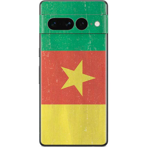 Cameroon Flag Distressed Google Pixel 7 Pro Skin