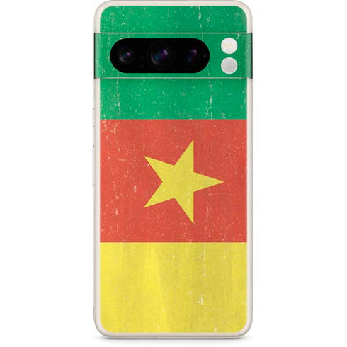 Cameroon Flag Distressed Google Pixel 8 Pro Skin
