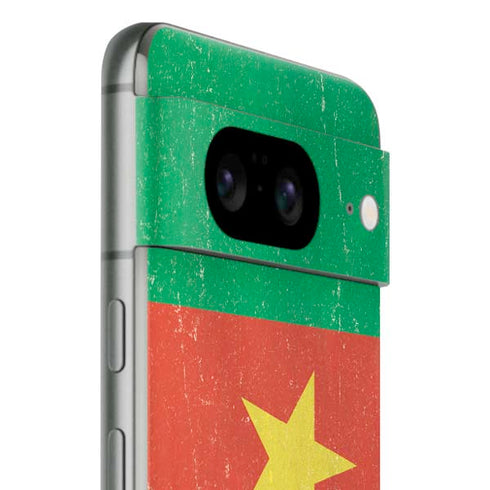 Cameroon Flag Distressed Google Pixel 8 Skin
