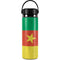 Cameroon Flag Distressed Hydro Flask 20oz Wide Mouth Skin