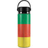 Cameroon Flag Distressed Hydro Flask 20oz Wide Mouth Skin