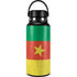 Cameroon Flag Distressed Hydro Flask 32oz Wide Mouth Skin