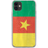 Cameroon Flag Distressed iPhone 11 Clear Case